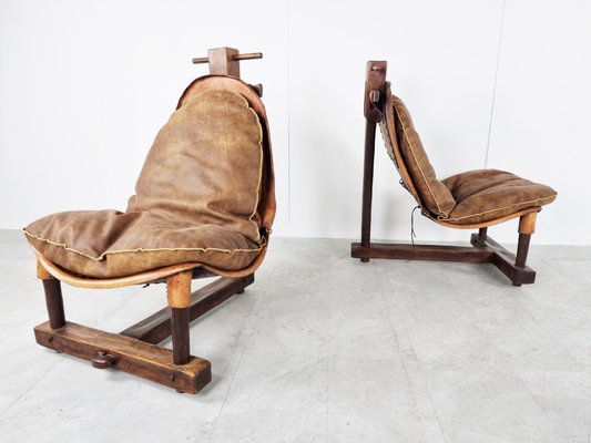 Vintage Brazilian Lounge Chairs, 1960s, Set of 2-IRH-1307036