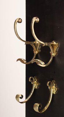 Vintage Bronze Coat Hooks, 1910, Set of 4-RIU-1770667