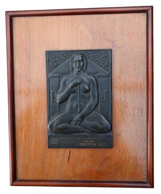 Vintage Bronze Freemason Plaque-RIK-1773787