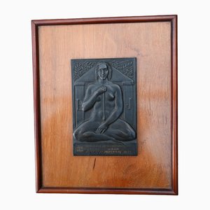 Vintage Bronze Freemason Plaque-RIK-1773787