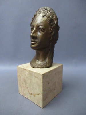 Vintage Bronze Olimpia Alessandra Statue by Domenico Purificato, 1950s-PWG-2041312