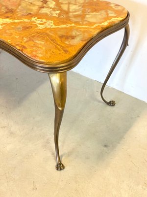 Vintage Bronze & Onyx Coffee Table-NPC-809552