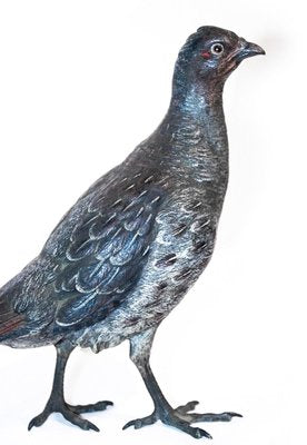 Vintage Bronze Pigeon Sculpture, France, 1950s-ZCI-907295