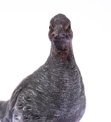 Vintage Bronze Pigeon Sculpture, France, 1950s-ZCI-907295