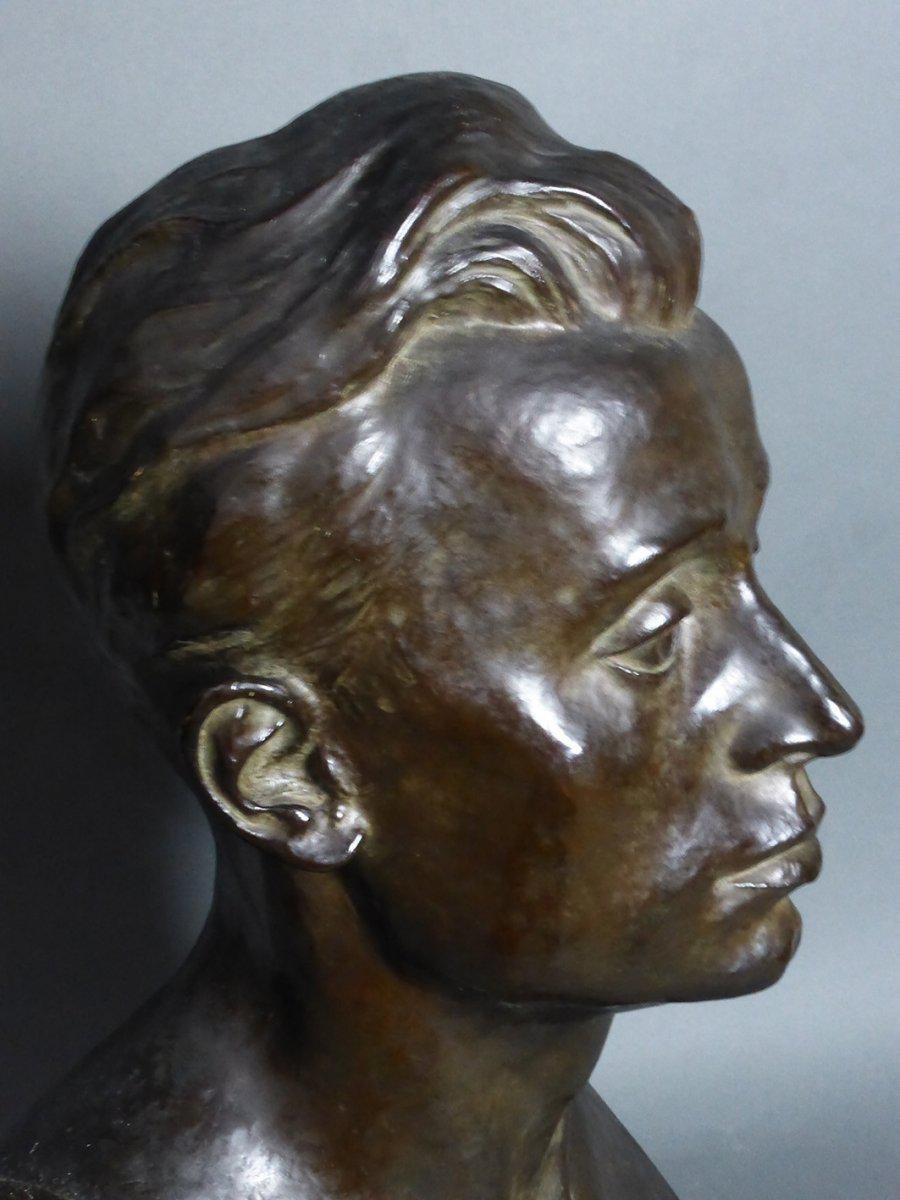 Vintage Bronze Sculpture by Grethe Gyde Petersen