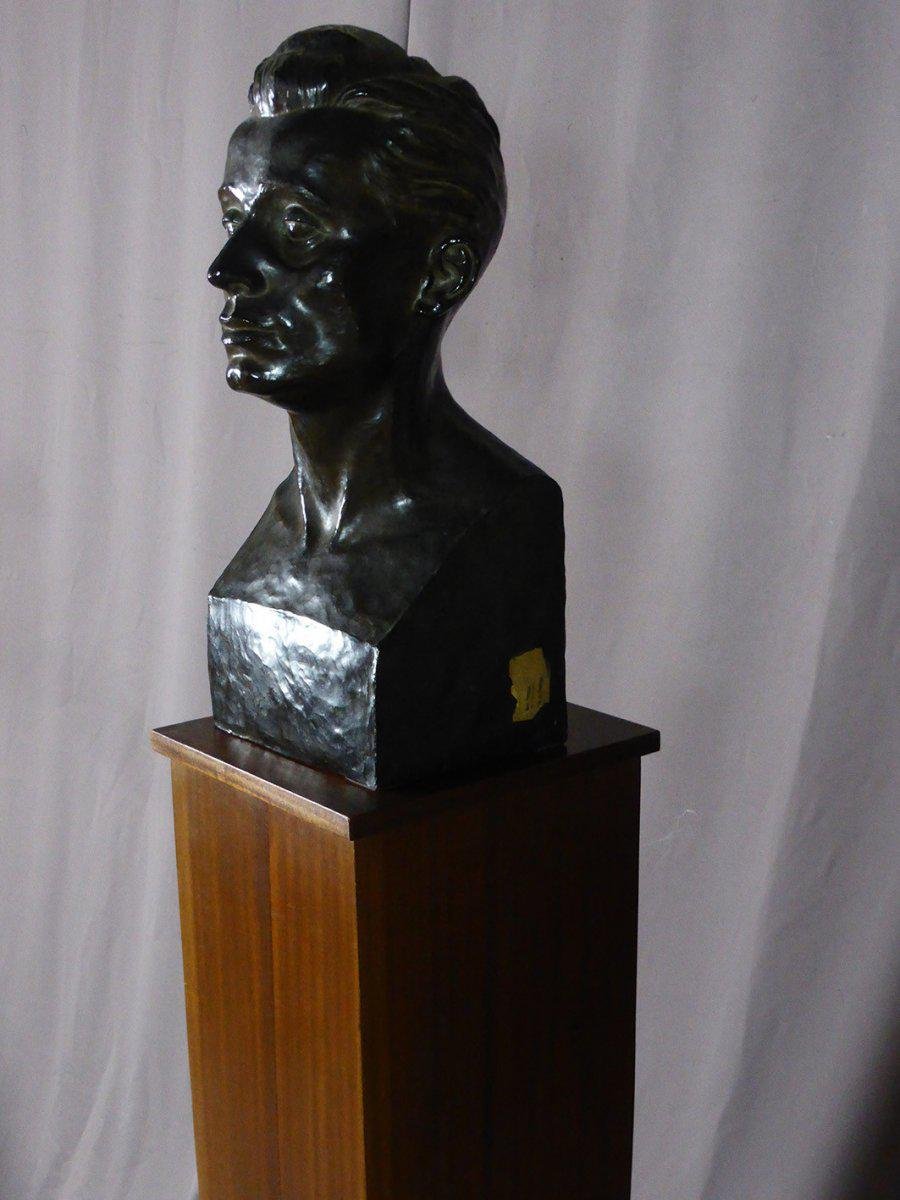 Vintage Bronze Sculpture by Grethe Gyde Petersen