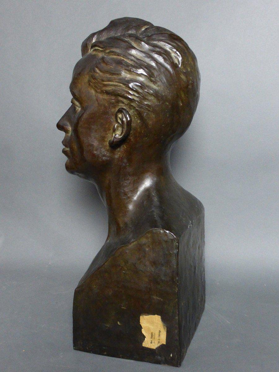 Vintage Bronze Sculpture by Grethe Gyde Petersen