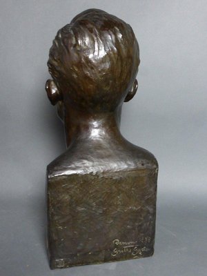 Vintage Bronze Sculpture by Grethe Gyde Petersen-WSV-767480