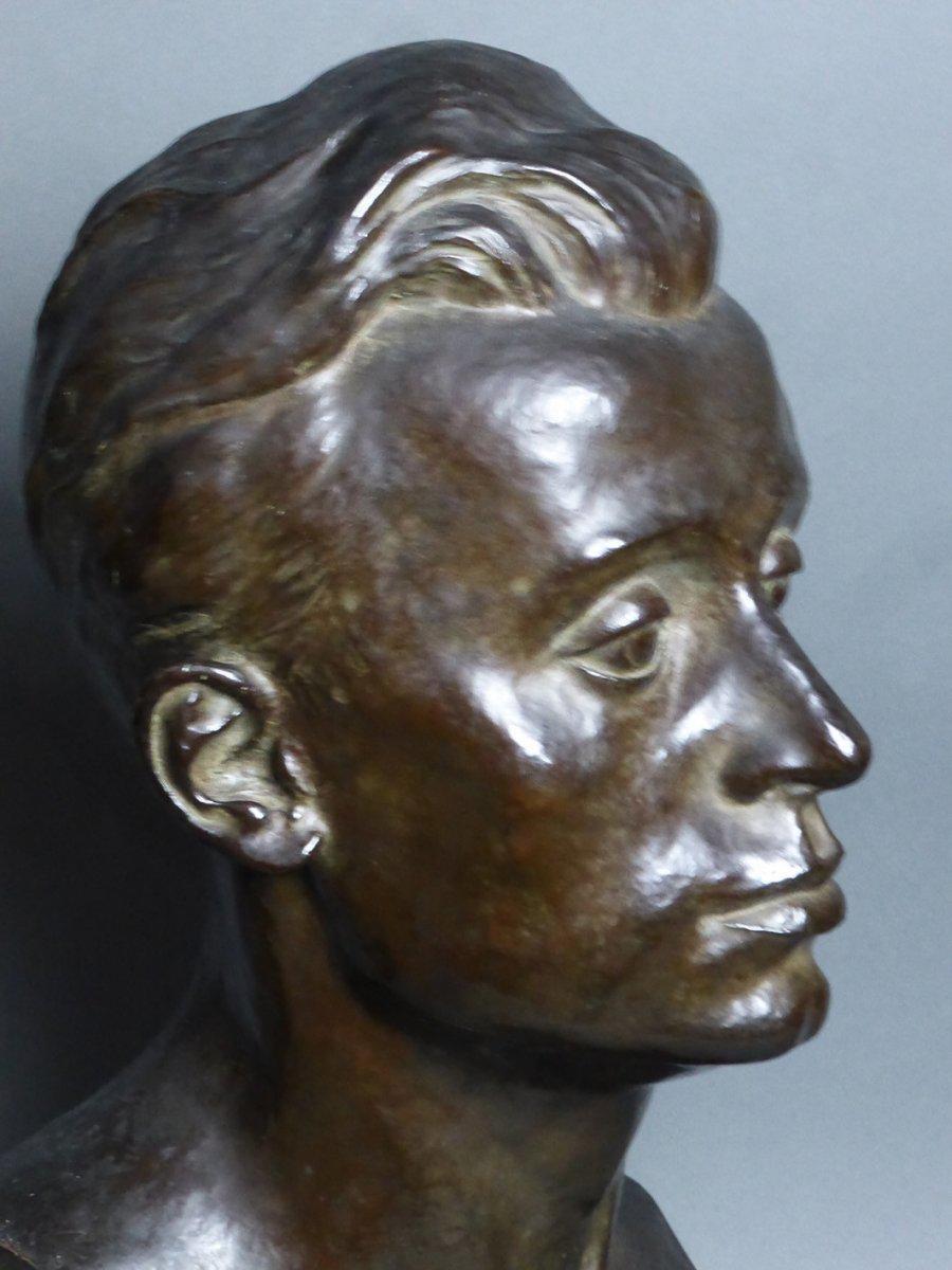 Vintage Bronze Sculpture by Grethe Gyde Petersen