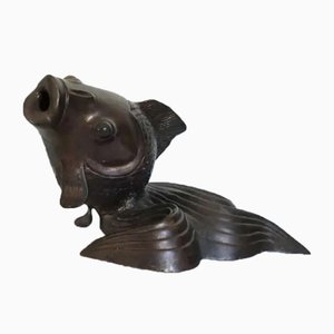 Vintage Bronze Sculpture from Pez Guerrero Goldfish-JJT-766538