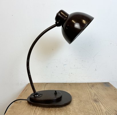 Vintage Brown Adjustable Table Lamp, 1960s-CGF-1747335