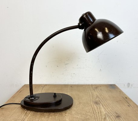 Vintage Brown Adjustable Table Lamp, 1960s-CGF-1747335