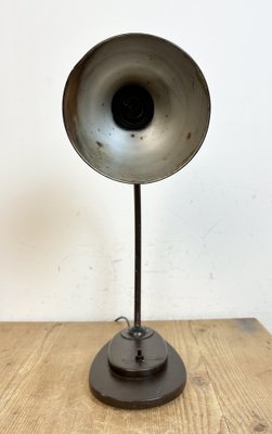 Vintage Brown Adjustable Table Lamp, 1960s-CGF-1747335