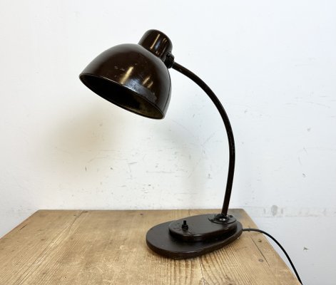 Vintage Brown Adjustable Table Lamp, 1960s-CGF-1747335