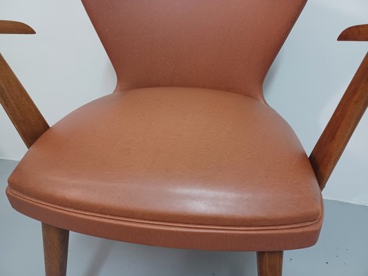 Vintage Brown Armchair, 1950s-ZQS-1789660