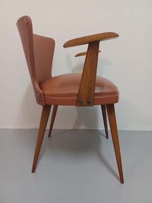 Vintage Brown Armchair, 1950s-ZQS-1789660