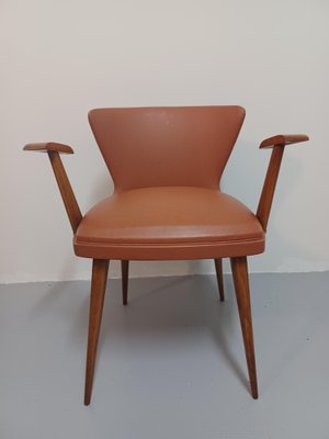 Vintage Brown Armchair, 1950s-ZQS-1789660