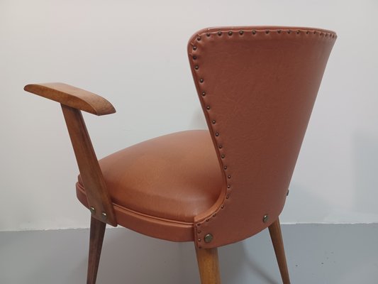 Vintage Brown Armchair, 1950s-ZQS-1789660