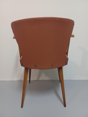 Vintage Brown Armchair, 1950s-ZQS-1789660