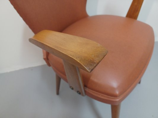 Vintage Brown Armchair, 1950s-ZQS-1789660