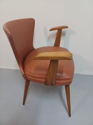 Vintage Brown Armchair, 1950s-ZQS-1789660