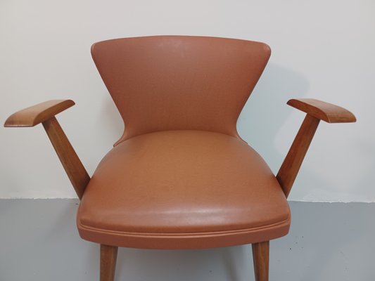 Vintage Brown Armchair, 1950s-ZQS-1789660