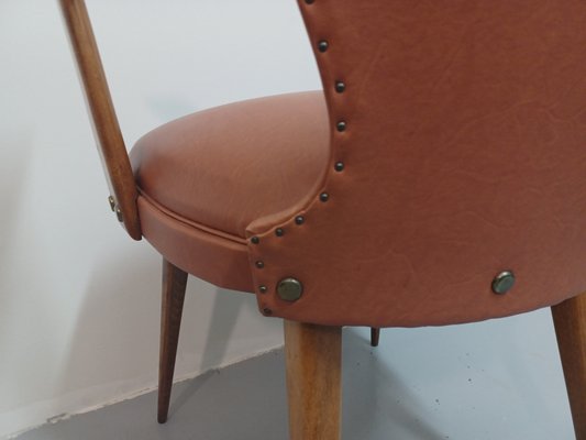 Vintage Brown Armchair, 1950s-ZQS-1789660