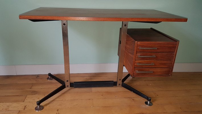 Vintage Brown Desk, 1960s-SNC-1406312