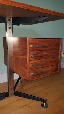 Vintage Brown Desk, 1960s-SNC-1406312