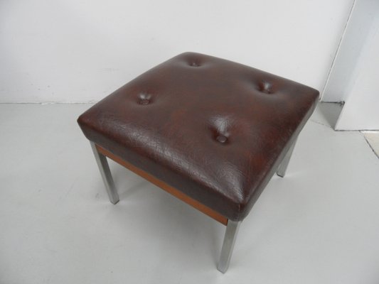 Vintage Brown Pouf, 1960s-PNJ-1279592