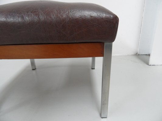 Vintage Brown Pouf, 1960s-PNJ-1279592