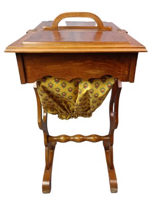 Vintage Brown Side Table-ZVO-1304372