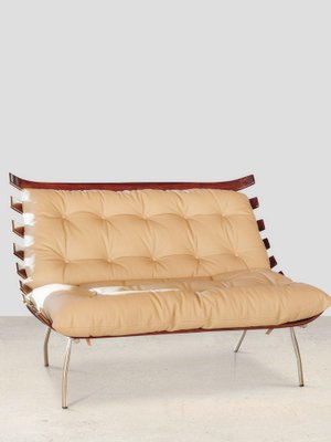 Vintage Brown Sofa Rib-LYU-1805854