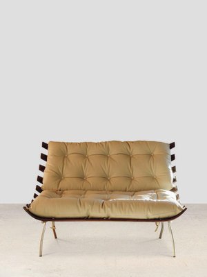 Vintage Brown Sofa Rib-LYU-1805854