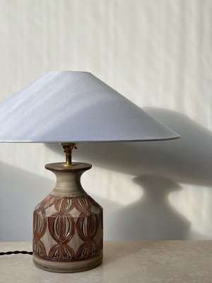 Vintage Brown Stoneware Table Lamp from Bitossi, 1960s-ARN-678931