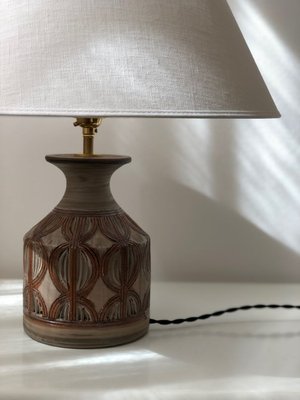 Vintage Brown Stoneware Table Lamp from Bitossi, 1960s-ARN-678931