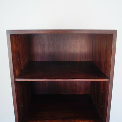 Vintage Brown Teak 4-Shelf Bookcase, 1970s-ZLY-767811