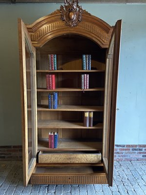 Vintage Brown Walnut Cabinet, 1880s-GTG-1806512