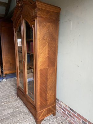 Vintage Brown Walnut Cabinet, 1880s-GTG-1806512