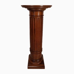 Vintage Brown Walnut Column-EAD-1777981