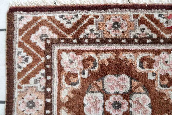 Vintage Brown Wool Rug, 1920s-JZV-1441018