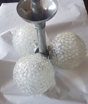 Vintage Bubble Ceiling Lamp with 3 Glass Balls from Essig Richard-QDP-772054