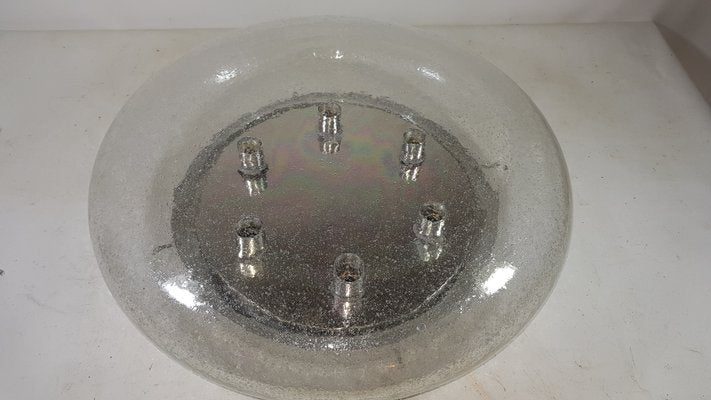 Vintage Bubble Glass Ceiling Lamp from Glashütte Limburg-YFS-602945