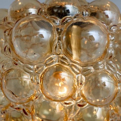 Vintage Bubble Glass Pendant Lamps by Helena Tynell, 1960, Set of 2-VDW-2016898