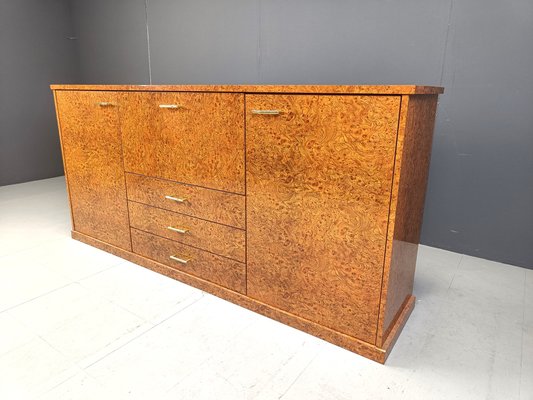 Vintage Burl Wood Credenza, 1970s-IRH-2032156