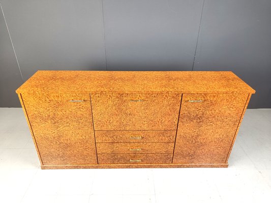 Vintage Burl Wood Credenza, 1970s-IRH-2032156