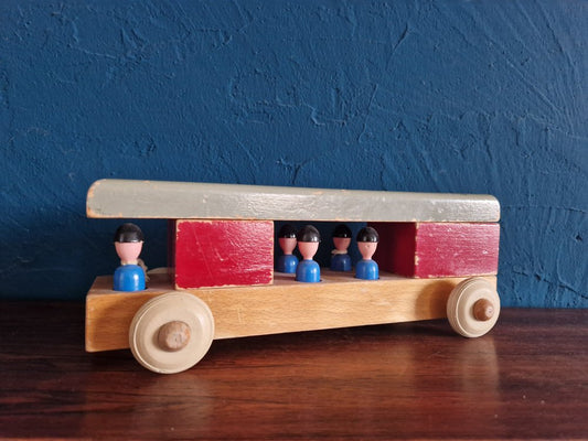 Vintage Bus Figurine by Kay Bojesen, 1950s