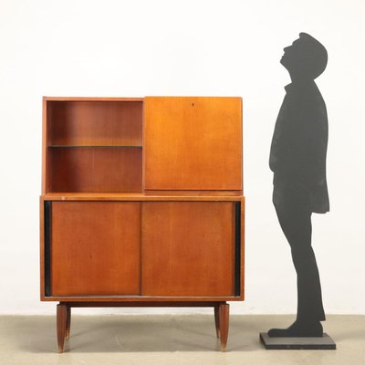 Vintage Cabinet in Teak Veneer, Italy, 1960s-VMM-1785901