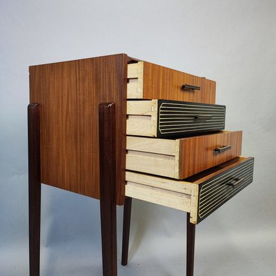 Vintage Cabinet with Chest of Drawers, 1960s-FXH-2041827