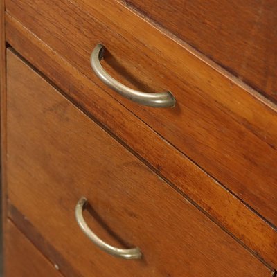 Vintage Cabinet with Compartment in Oak Veneer, 1950s-VMM-1784641